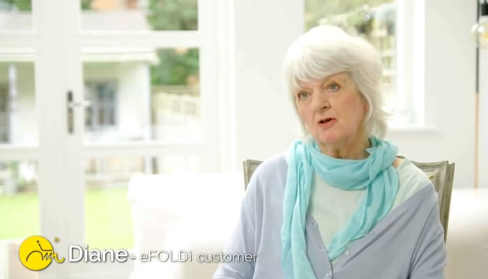 eFOLDi customer Diane giving testimonial